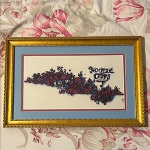 Framed Sandcastle Dreams Art Print